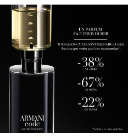 Armani Code - Eau de Toilette Rechargeable Armani Code - Eau de Toilette Rechargeable